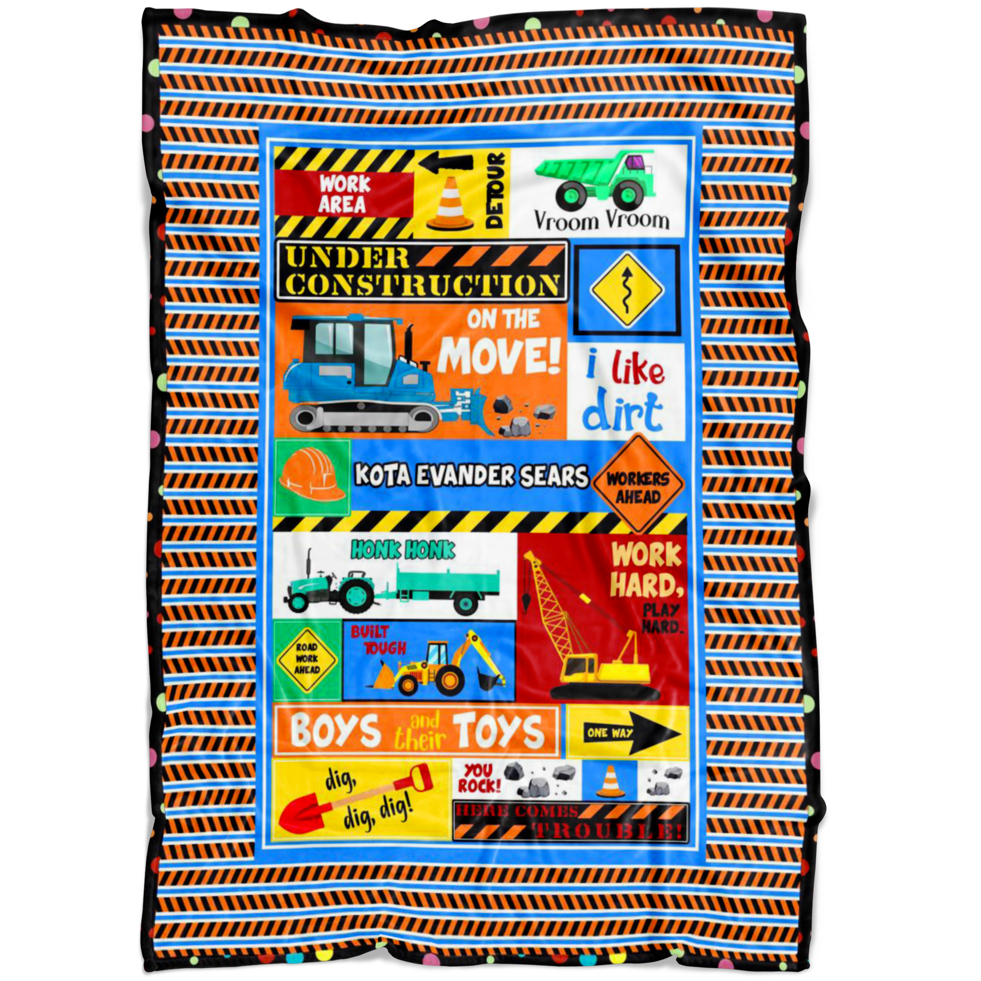 Kota Evander Sears Under Construction Blanket Style 1