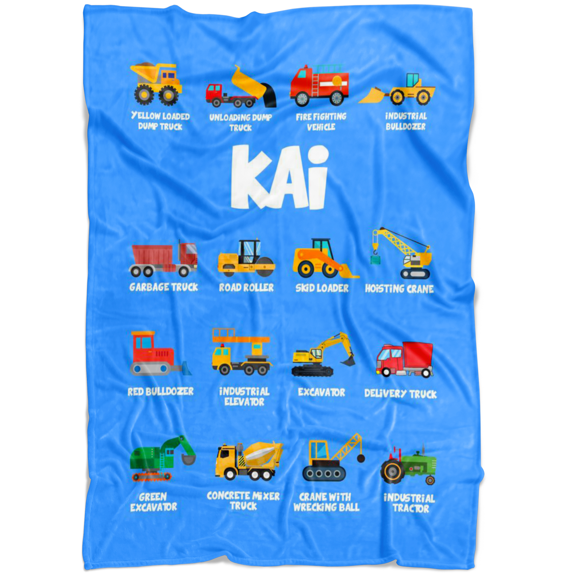 Kai Construction Blanket Blue
