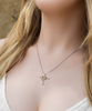 Granddaughter - Have Faith - Love Grandma - Cross Dancing Necklace