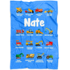Nate Construction Blanket Blue