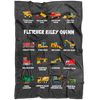 FLETCHER RILEY QUINN Construction Blanket Grey