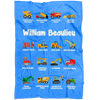 William Beaulieu Construction Blanket Blue