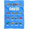 David Construction Blanket Blue
