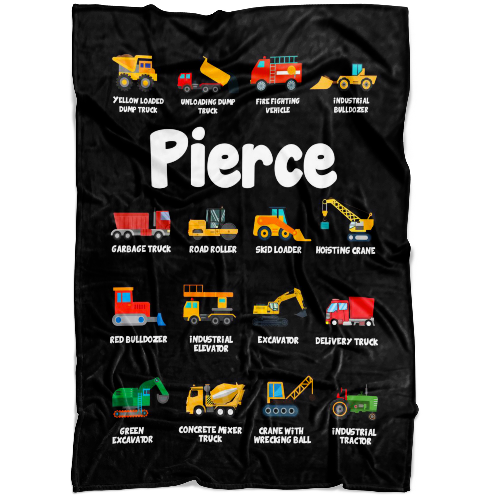 Pierce Construction Blanket Black
