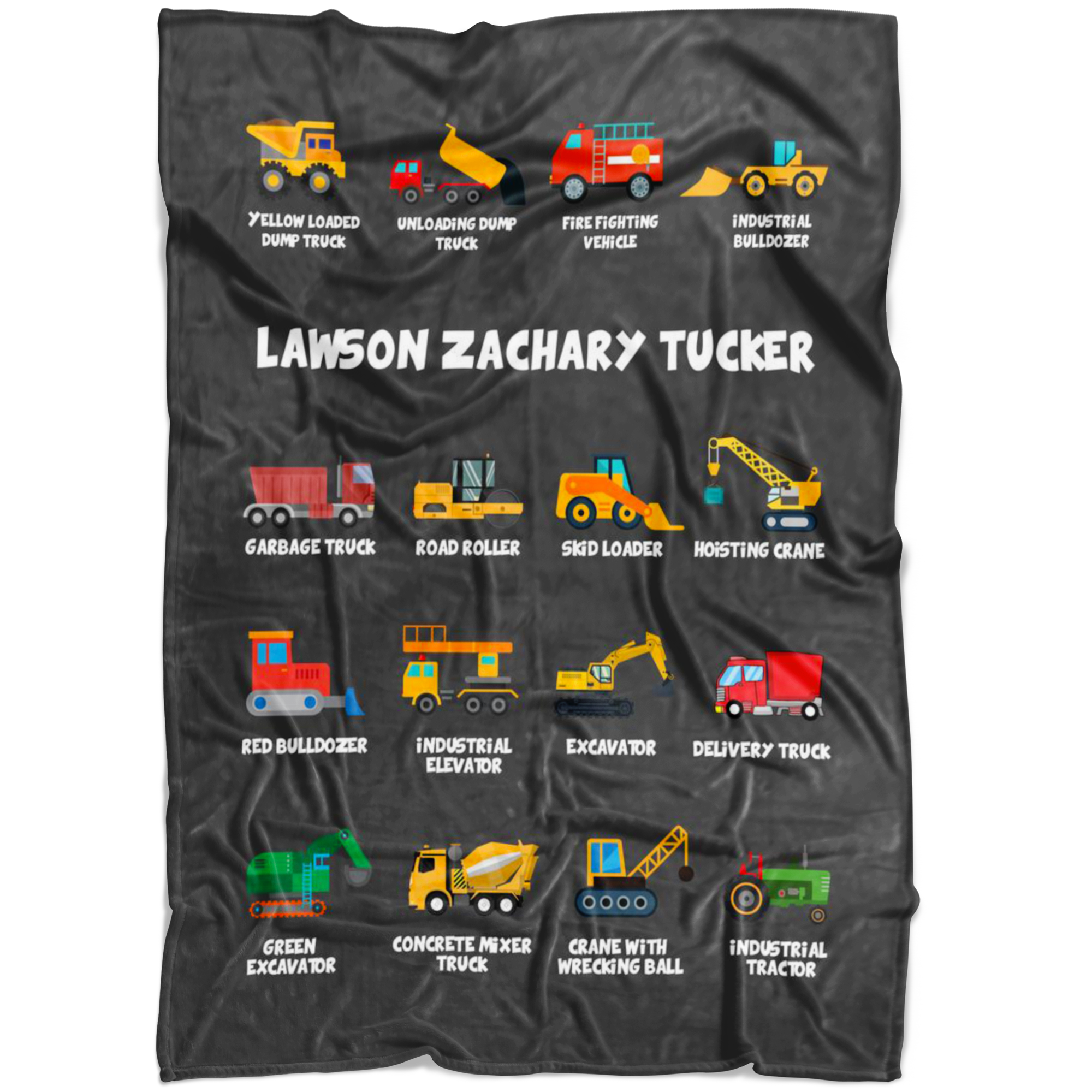 Lawson Zachary Tucker Construction Blanket Grey