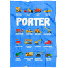 Porter Construction Blanket Blue