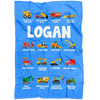 LOGAN Construction Blanket Blue