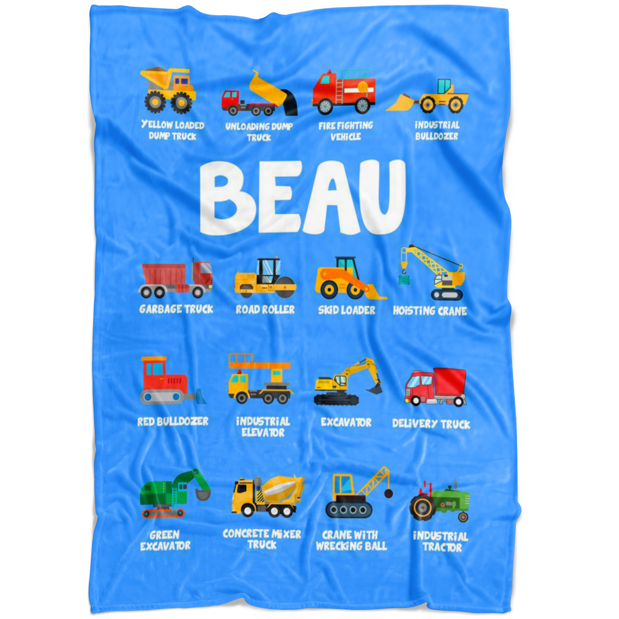 BEAU Construction Blanket Blue