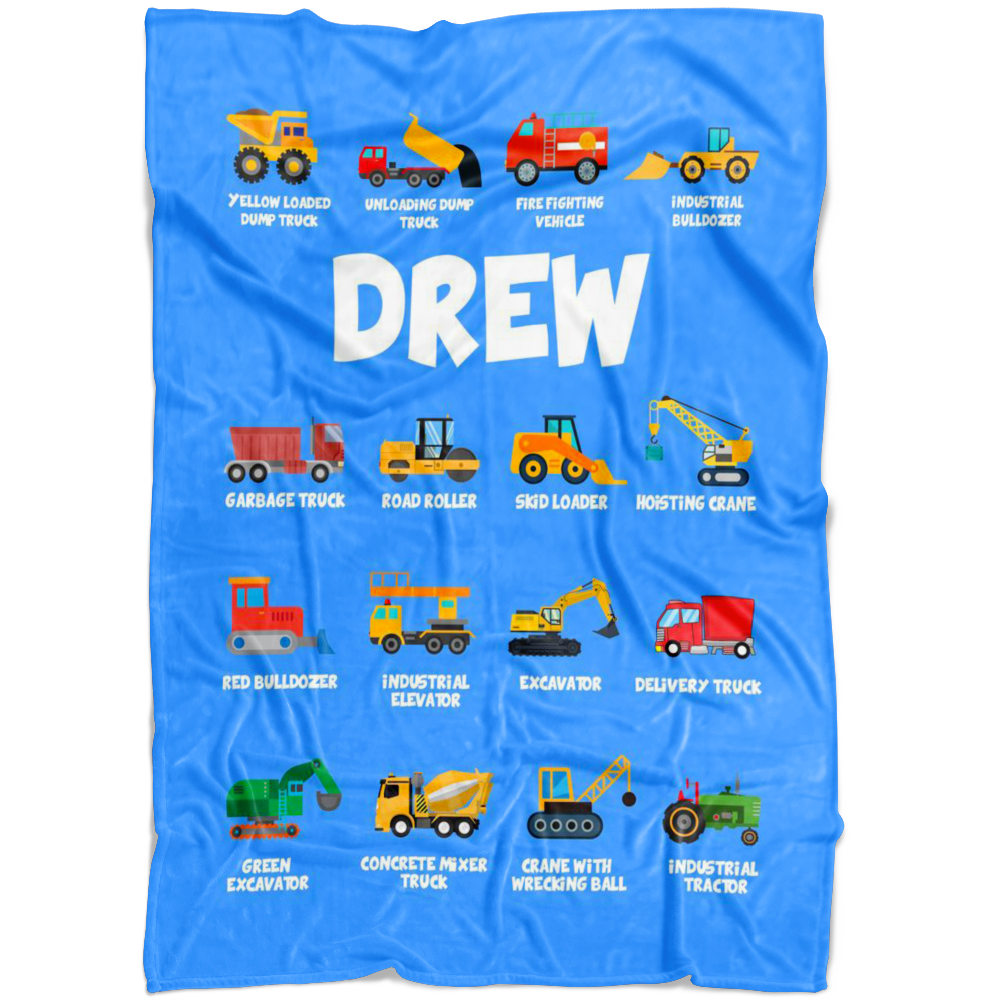 Drew Construction Blanket Blue