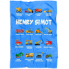 Henry Simot Construction Blanket Blue