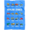 NOLAN JAMES Construction Blanket Blue