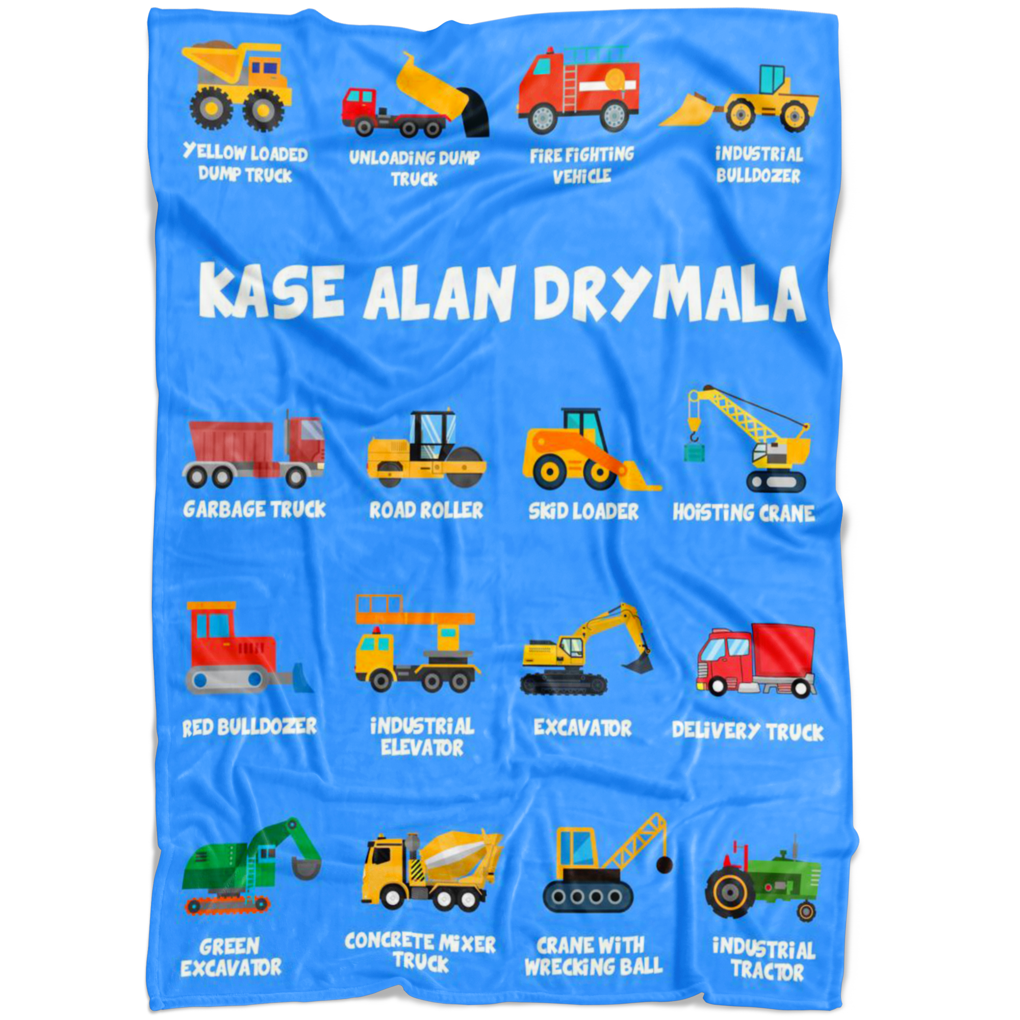 KASE ALAN DRYMALA Construction Blanket Blue