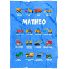 Matheo Construction Blanket Blue