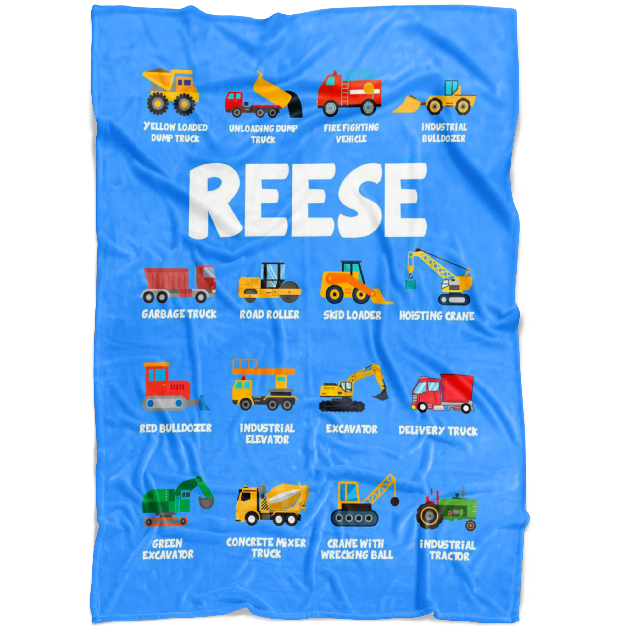 Reese Construction Blanket Blue