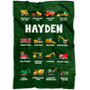 Hayden Construction Blanket Green