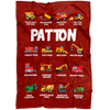 Patton Construction Blanket Wine Red