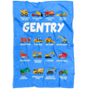 Gentry Construction Blanket Blue