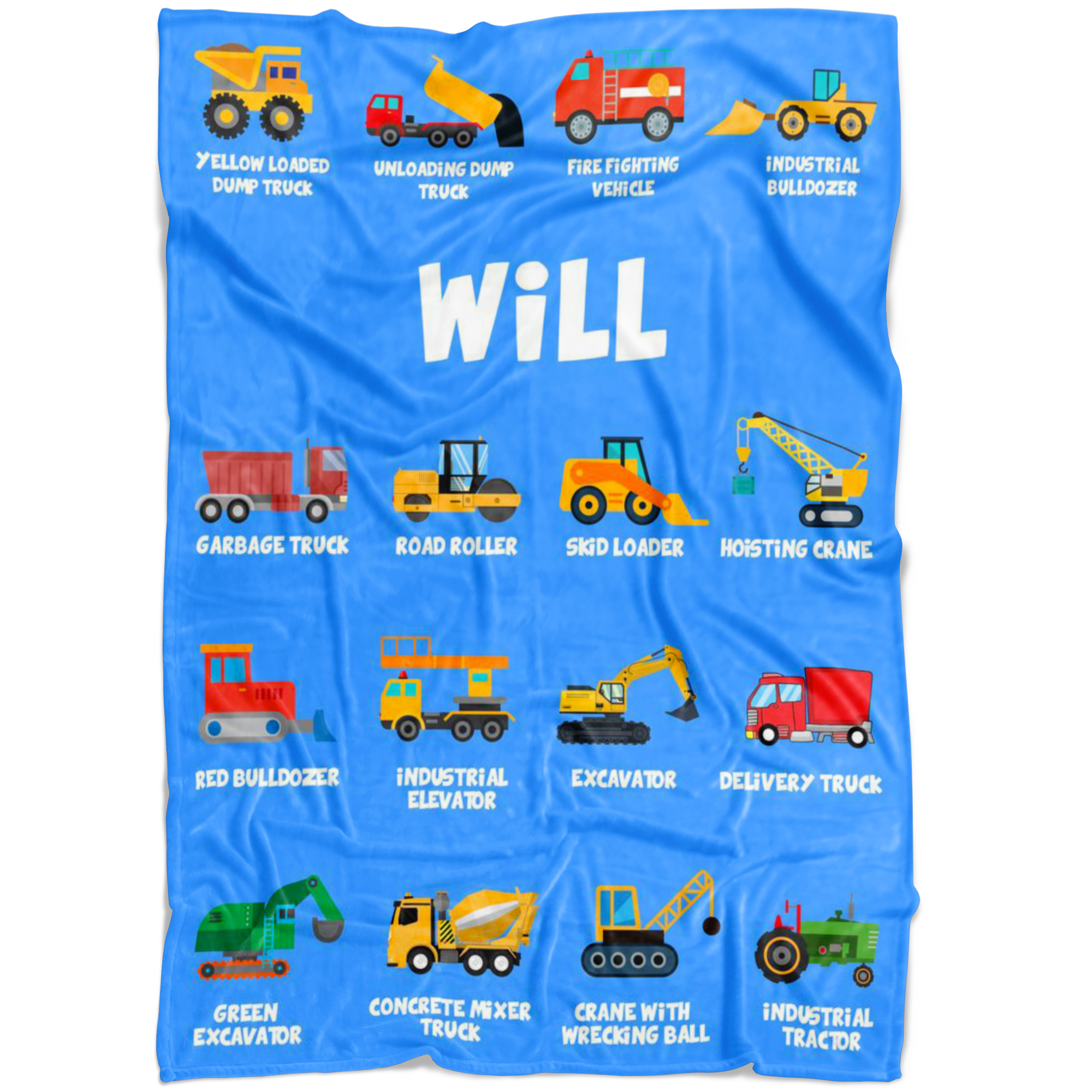 Will Construction Blanket Blue