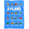 Ryland Construction Blanket Blue